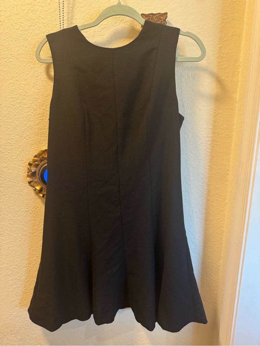 Express Black Sleeveless A-Line Mini Dress